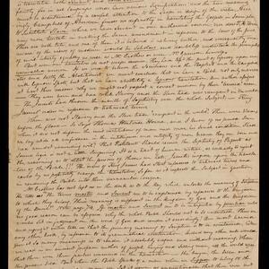 a page of handwritten text