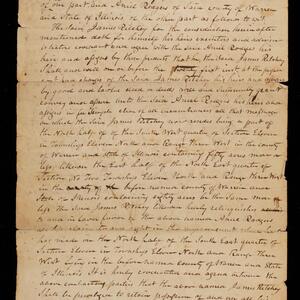 a page of handwritten text