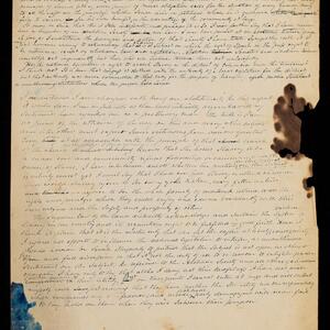 a page of handwritten text
