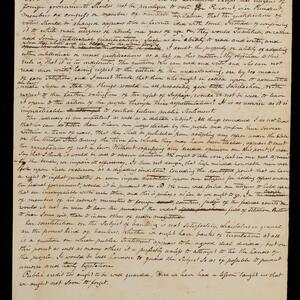 a page of handwritten text