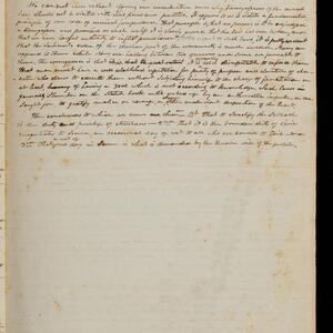 a page of handwritten text