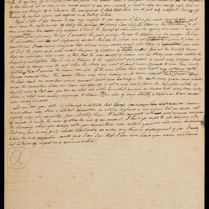 a page of handwritten text
