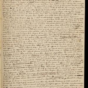 a page of handwritten text