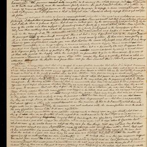 a page of handwritten text