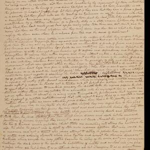 a page of handwritten text