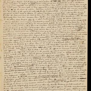 a page of handwritten text