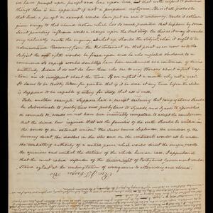 a page of handwritten text