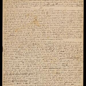 a page of handwritten text