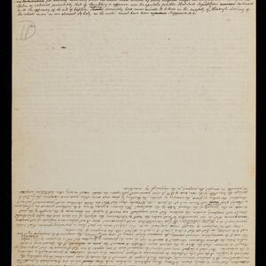 a page of handwritten text