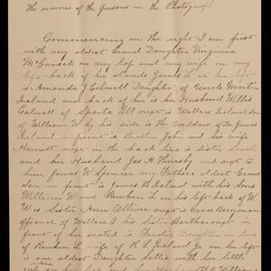 a page of handwritten text