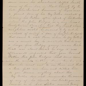 a page of handwritten text