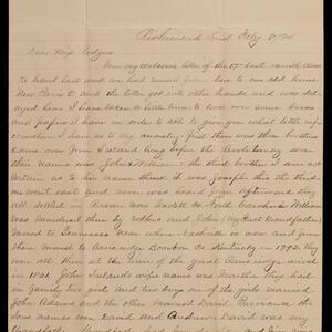 a page of handwritten text
