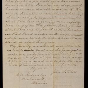 a page of handwritten text