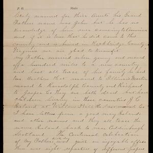 a page of handwritten text