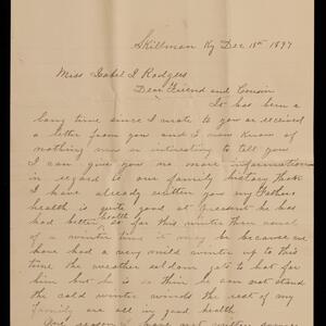 a page of handwritten text