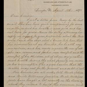 a page of handwritten text