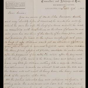 a page of handwritten text