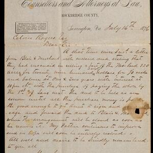 a page of handwritten text