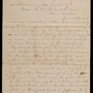 a page of handwritten text