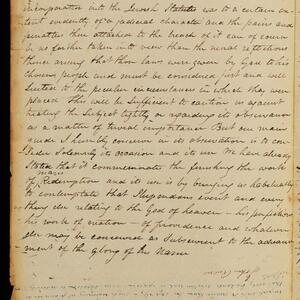 a page of handwritten text
