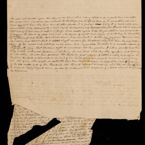 a page of handwritten text