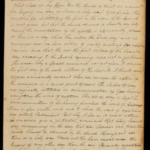 a page of handwritten text