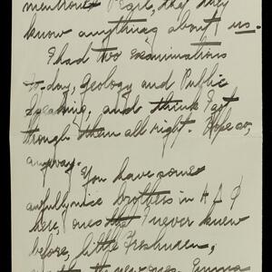 a page of handwritten text