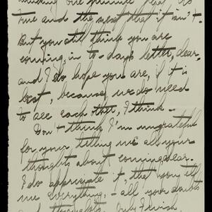 a page of handwritten text
