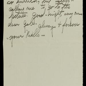 a page of handwritten text