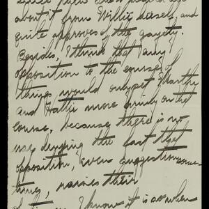 a page of handwritten text