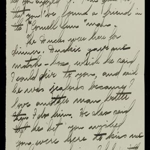 a page of handwritten text