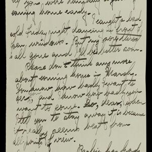 a page of handwritten text