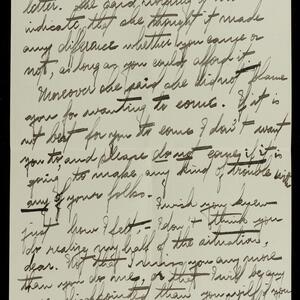 a page of handwritten text