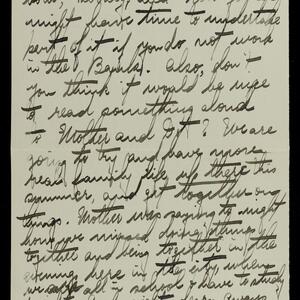 a page of handwritten text