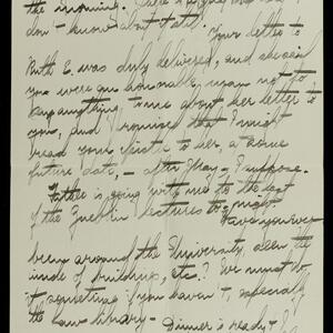a page of handwritten text