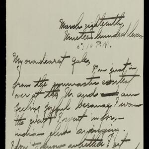 a page of handwritten text