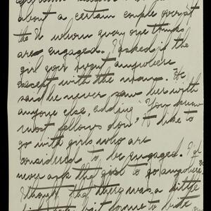 a page of handwritten text