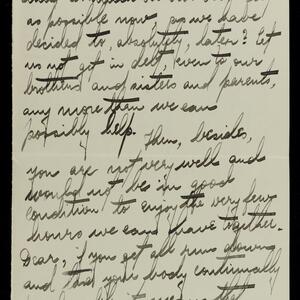 a page of handwritten text