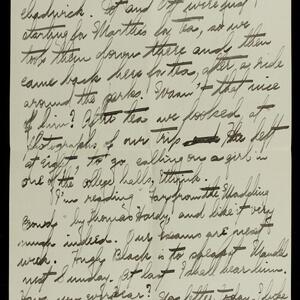 a page of handwritten text