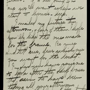 a page of handwritten text