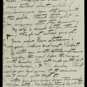 a page of handwritten text