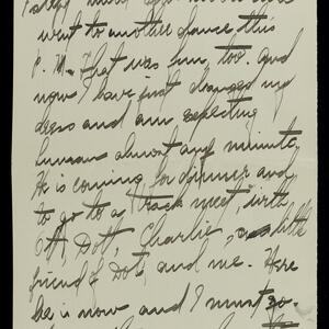 a page of handwritten text
