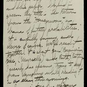 a page of handwritten text