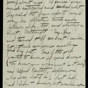 a page of handwritten text