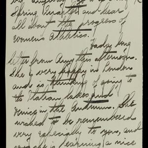 a page of handwritten text