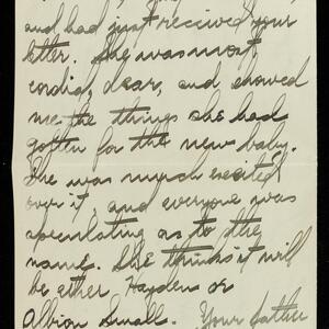a page of handwritten text