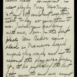 a page of handwritten text