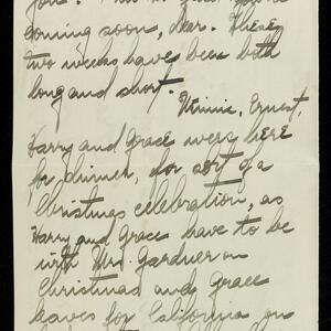 a page of handwritten text