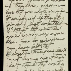 a page of handwritten text