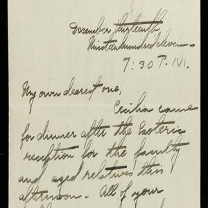 a page of handwritten text
